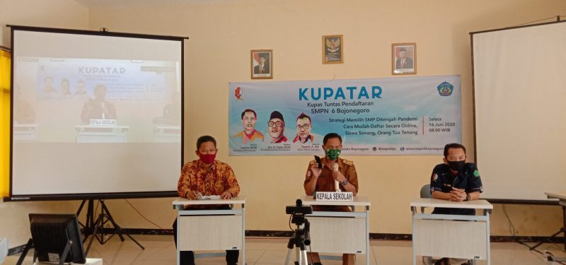 Kupatar, Sosialisasi PPDB Virtual SMPN 6 Bojonegoro