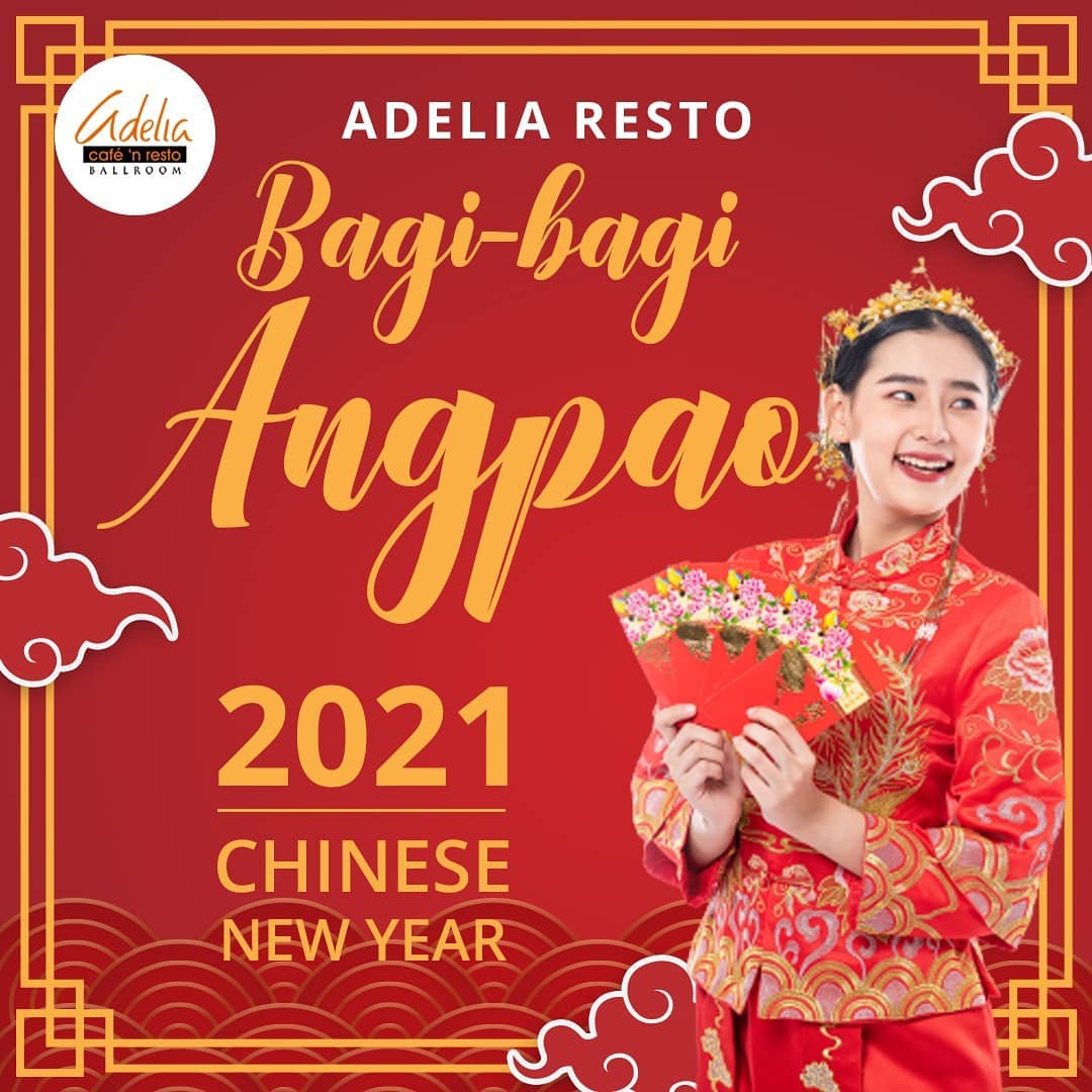Adelia Cafe Bagi Bagi Angpao