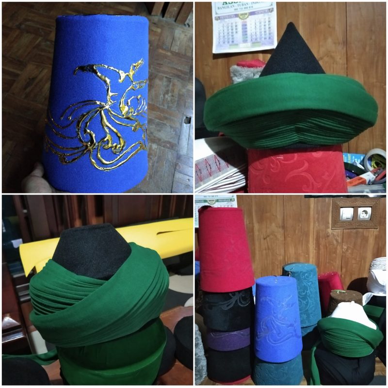 hanya satu di indonesia kang juari pengrajin sikke dan turban khas turki asal bojonegoro 4