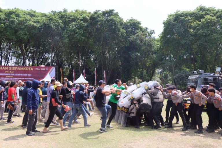 Polres Bojonegoro Gelar Sispamkota, Siap Kawal Pemilu 2024