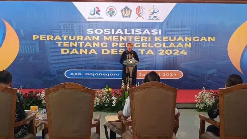 Pemkab Bojonegoro Gelar Sosialisasi Peraturan Menteri Keuangan tentang Pengelolaan Dana Desa tahun Anggaran 2024 41 IMG20240125092516 01
