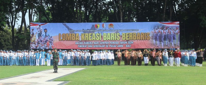 Pemkab Bojonegoro dan Kodim 0813 Gelar Lomba Kreasi Baris Berbaris se-Jawa dan Bali 41 1000068693