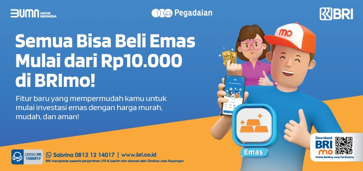 Permudah Akses Investasi, BRI Hadirkan Fitur Tabungan Emas di BRImo 41 70f87d8b 1f88 d04c 36ac bbcdbfa707a2 2